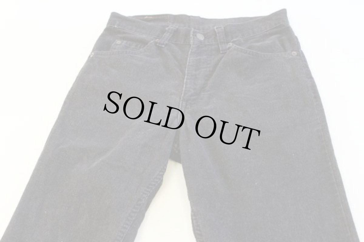 画像2: 80s Levi'sリーバイス 517-1558 コーデュロイパンツ 黒 w29 L30★ブーツカット (2)