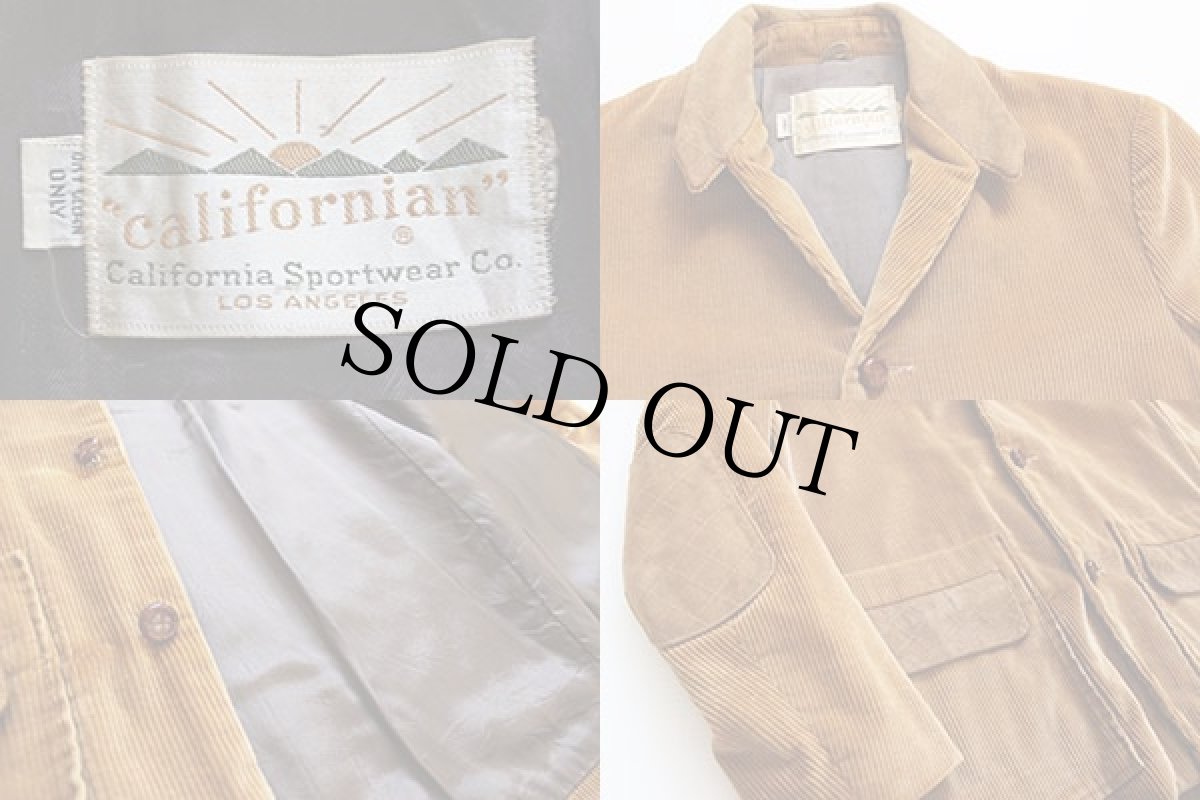 画像3: 60's californian コーデュロイジャケット (3)