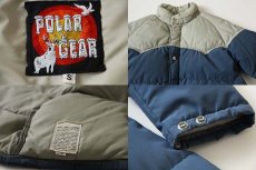 画像3: 70's POLAR GEAR 切り替え ダウンジャケット S (3)