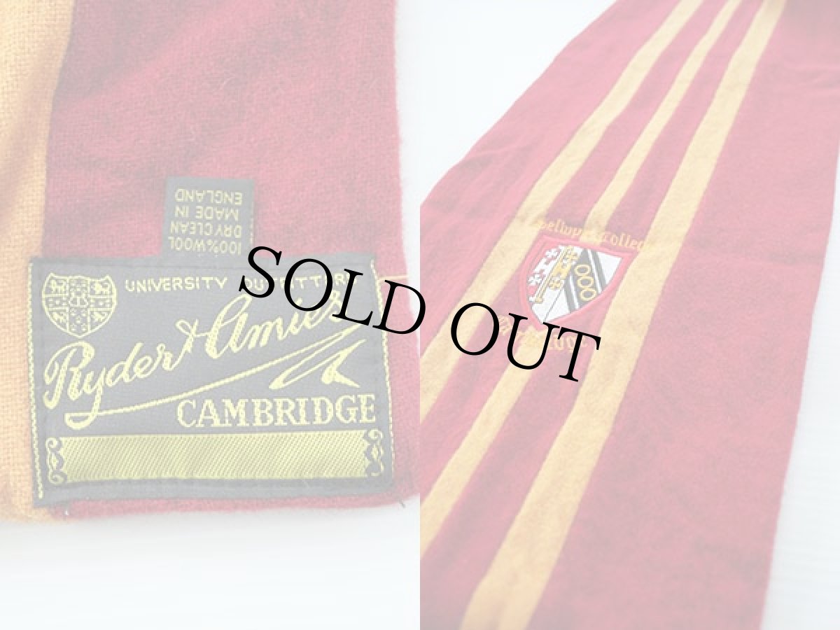 画像3: 英国製 Ryder & Amies CAMBRIDGE スクールスカーフ★マフラー (3)