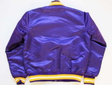 画像2: 90s USA製 STARTERスターター NFL VIKINGS ナイロンスタジャン M (2)