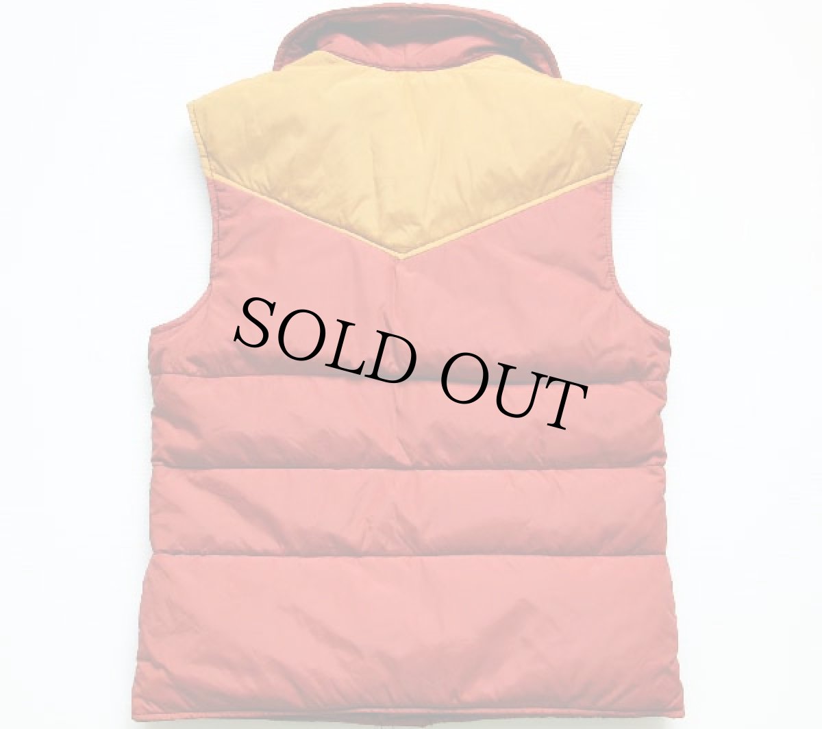 画像2: 80s USA製 Alpine Designsアルパインデザイン ツートン ヨーク切り替え ダウンベスト S (2)