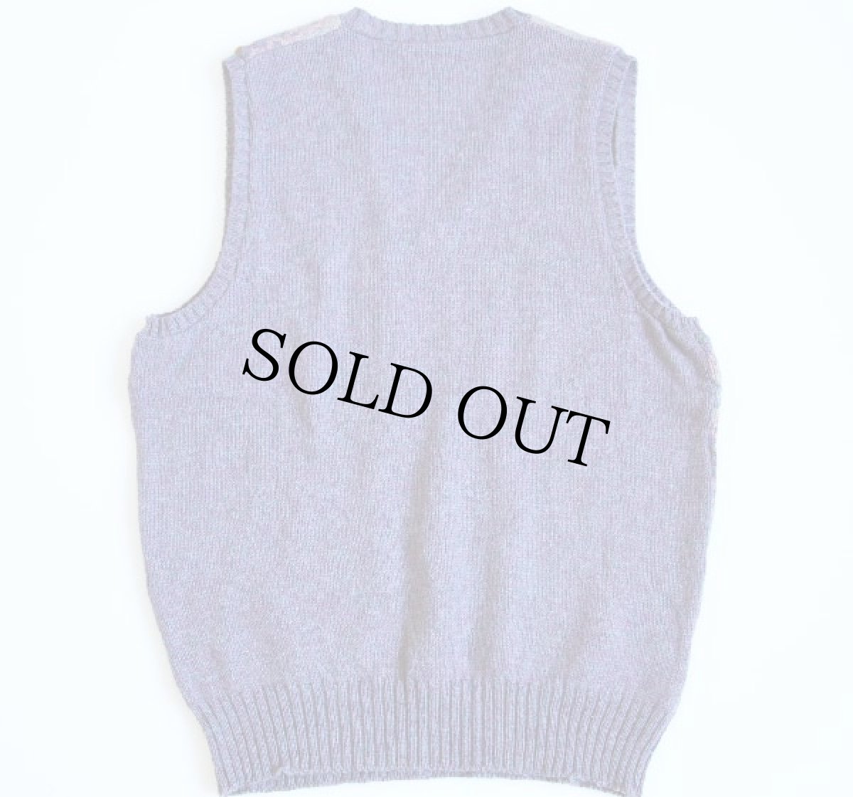 画像2: 90s 英国製 ポロ ラルフローレン フェアアイル柄 ウールニット ベスト セーター L (2)