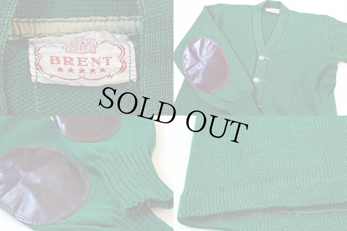 画像3: 40s MONTGOMERY WARD BRENT レタードカーディガン (3)