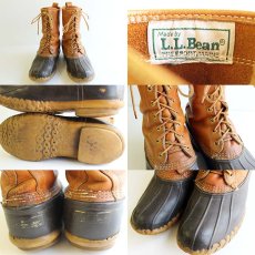 画像3: 80s L.L.Bean メインハンティング 8ホール ビーンブーツ8 (3)