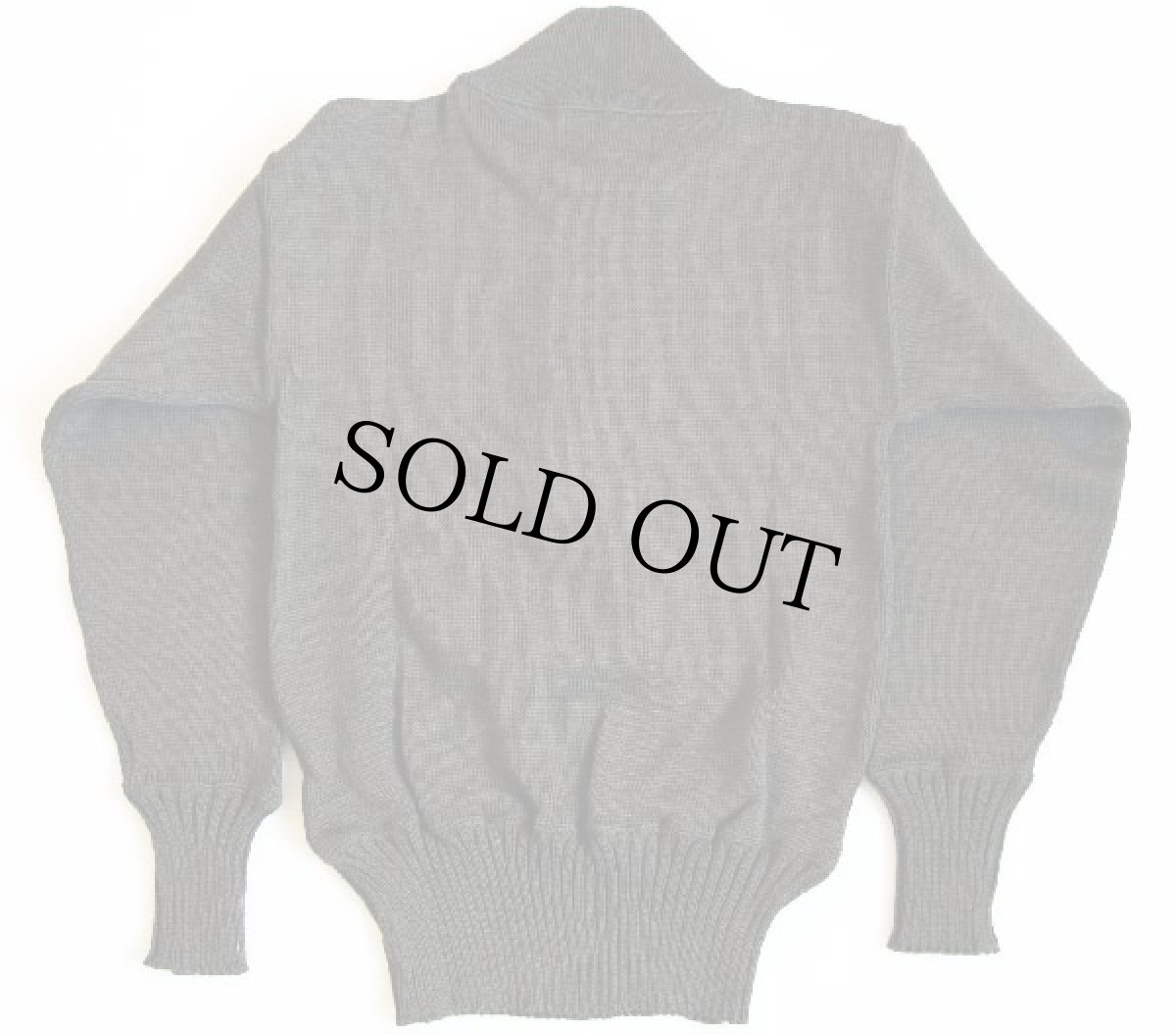 画像2: デッドストック★60s 米軍 U.S.ARMY 5ボタン ハイネック ウールニット セーター S (2)