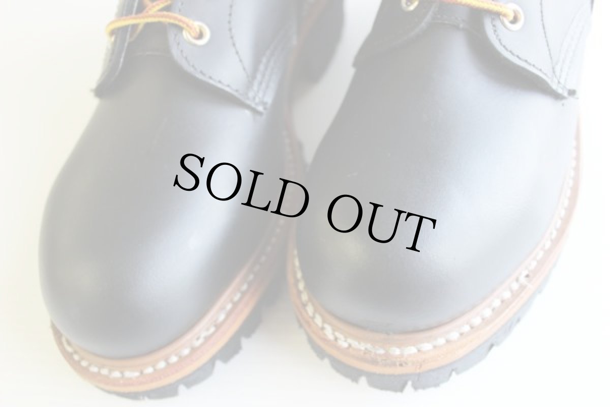 画像5: デッドストック★USA製 REDWINGレッドウイング 221 PT998 スチールトゥ ロガーブーツ 黒 8.5B (5)