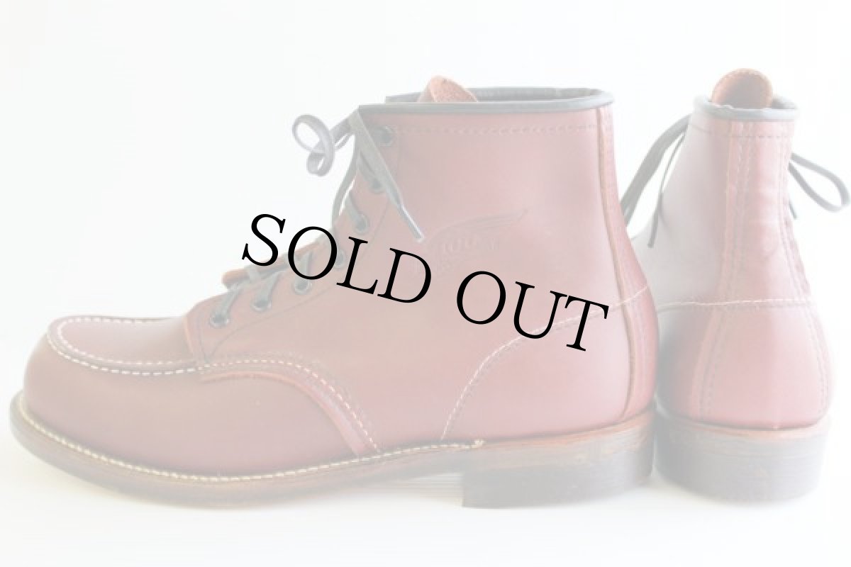 画像2: デッドストック★00s USA製 REDWINGレッドウイング 8282 100周年 ブーツ 赤茶 7.5D (2)