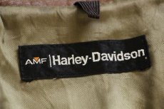 画像4: 70s AMF Harley-Davidson ハーレー ダビッドソン シングルライダース レザージャケット 茶 44 (4)
