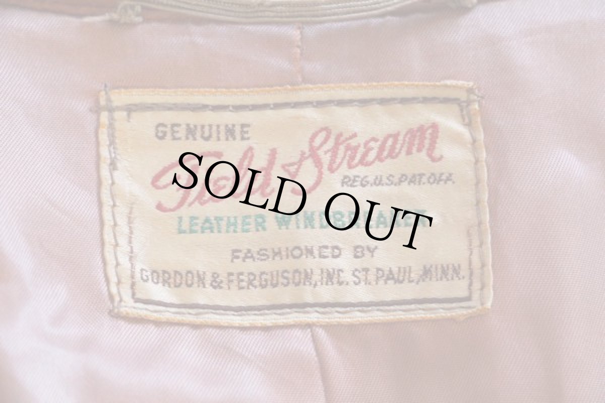 画像4: 50s Field&Stream GORDON&FERGUSON スエードレザージャケット (4)