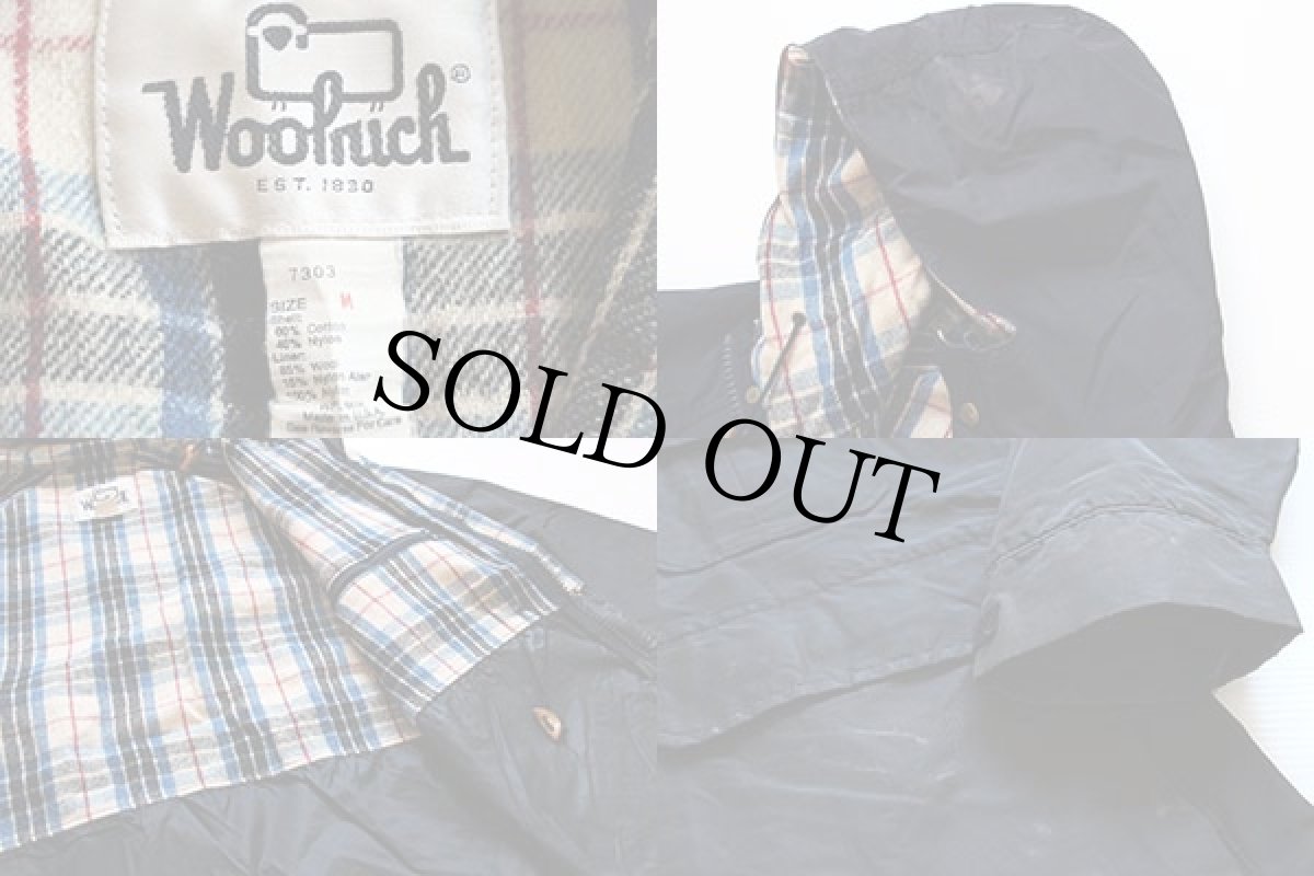 画像3: 70s USA製 Woolrichウールリッチ ウールライナー マウンテンパーカー 黒 M (3)