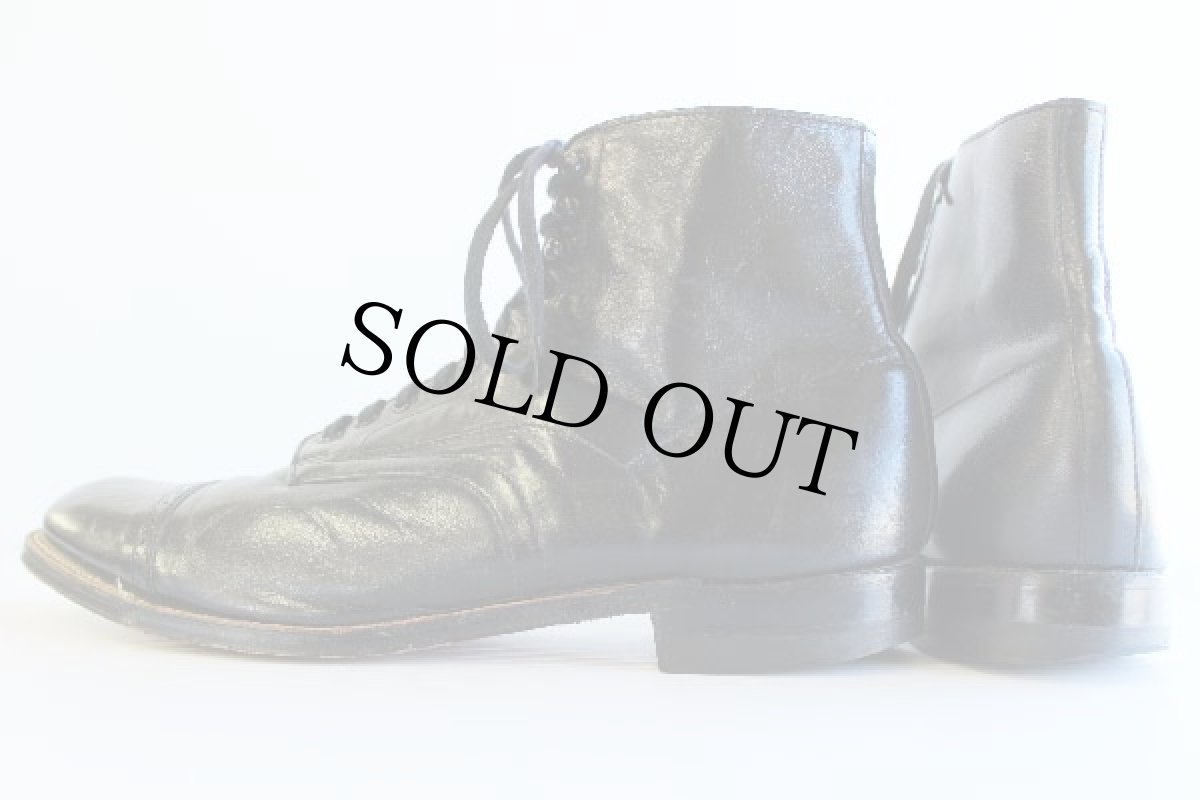 画像2: 70s STACY ADAMSステイシーアダムス アンクルブーツ 黒 9E (2)