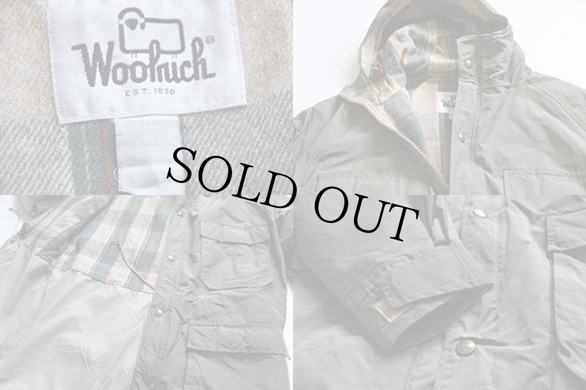画像3: 70s USA製 Woolrichウールリッチ ウールライナー マウンテンパーカー グレー S (3)