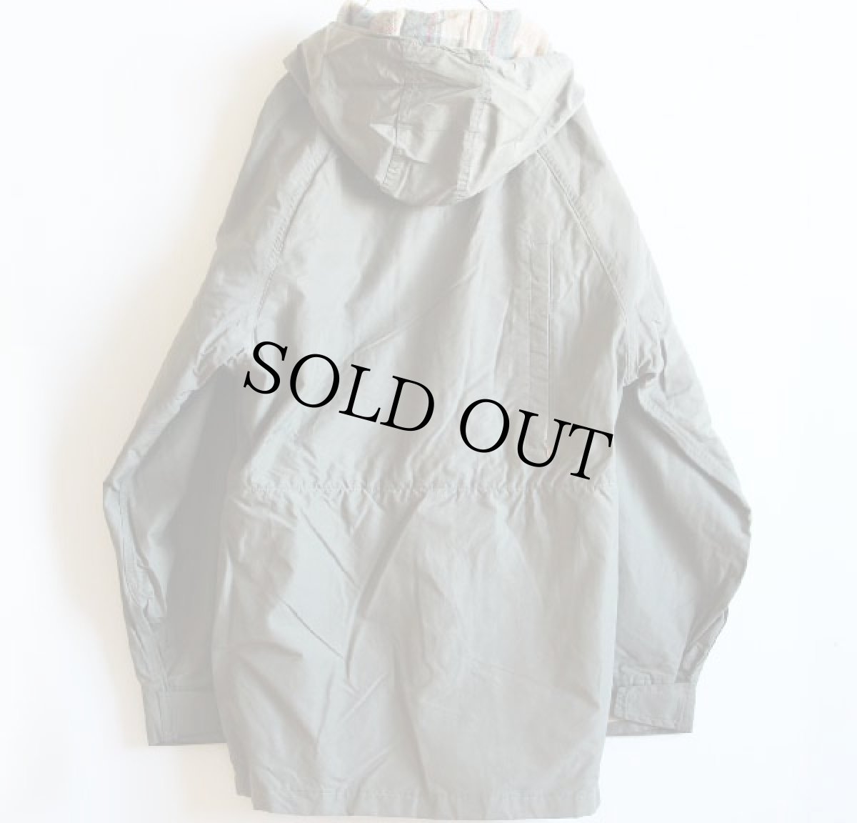 画像2: 70s USA製 Woolrichウールリッチ ウールライナー マウンテンパーカー グレー S (2)