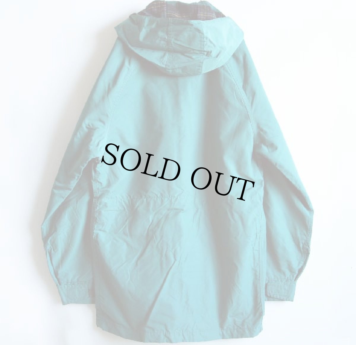 画像2: 80s USA製 Woolrichウールリッチ ウールライナー マウンテンパーカー 緑 S (2)