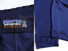 画像3: 90s USA製 patagoniaパタゴニア CAPILENEキャプリーン インナーパンツ 紺 L (3)