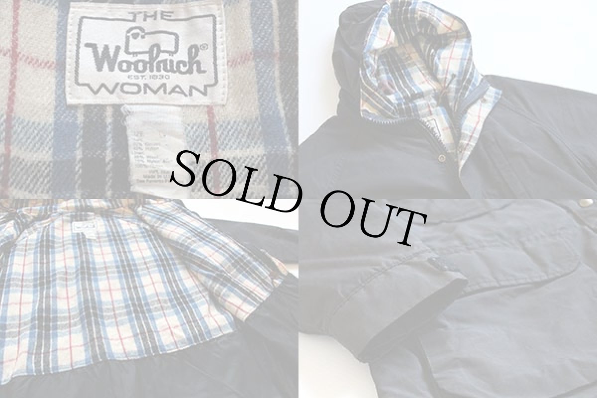 画像3: 70s USA製 Woolrichウールリッチ ウールライナー マウンテンパーカー 黒 W-L (3)