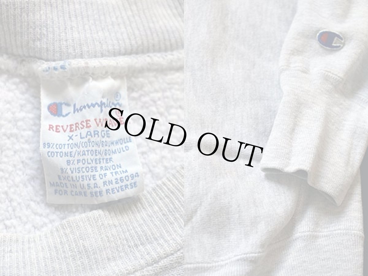 画像3: 90s USA製 Championチャンピオン リバースウィーブ スウェット XL (3)