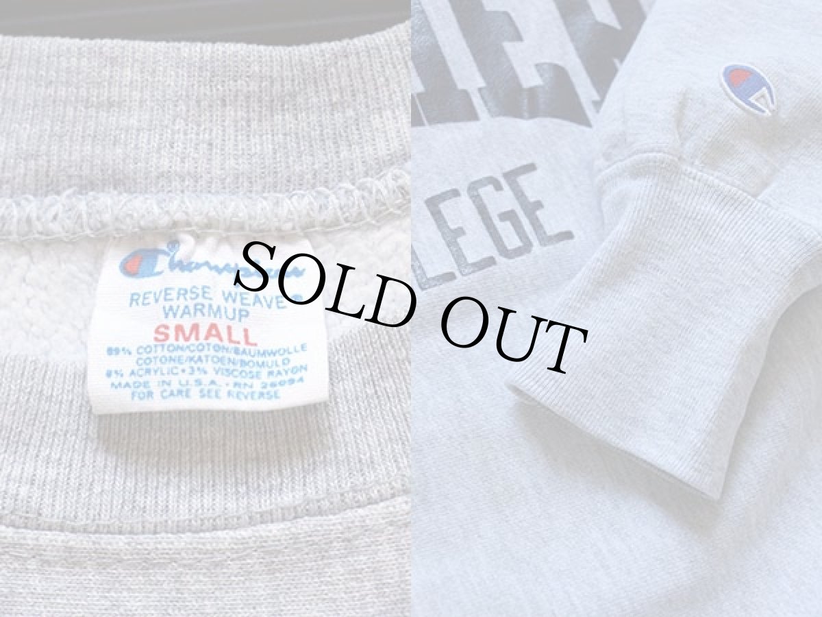 画像3: 80s USA製 Championチャンピオン LUTHER リバースウィーブ スウェット S (3)