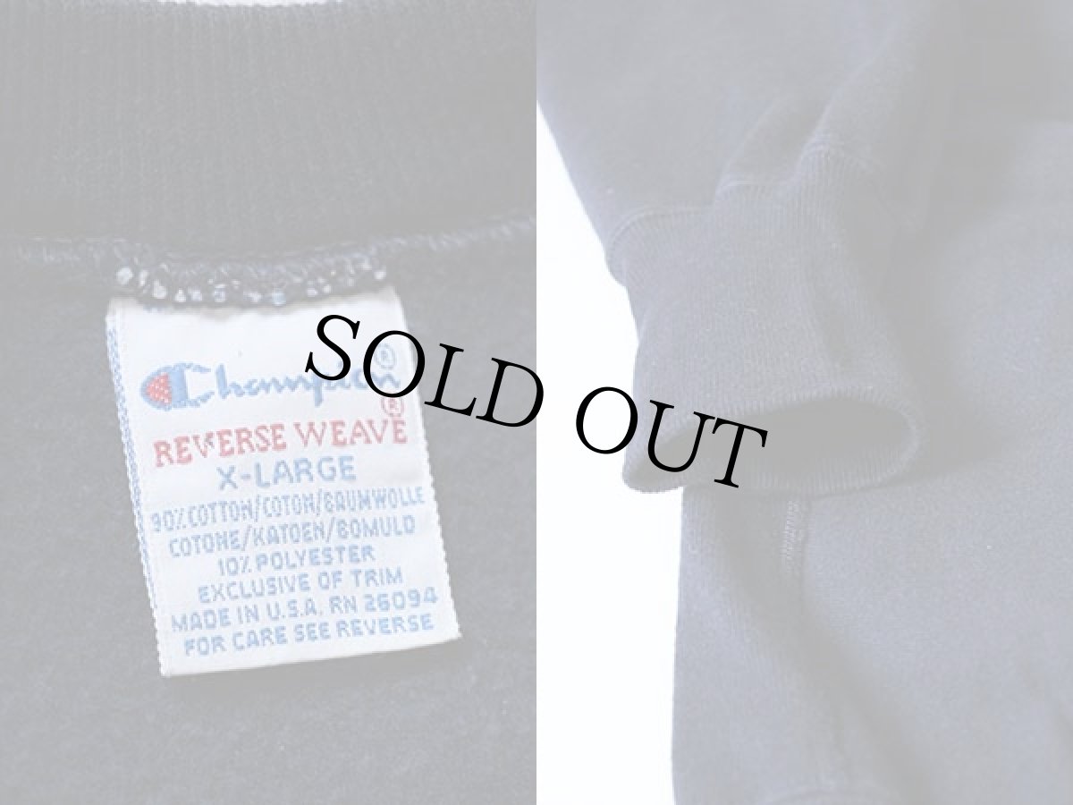 画像3: 90s USA製 Championチャンピオン リバースウィーブ スウェット 紺 XL (3)