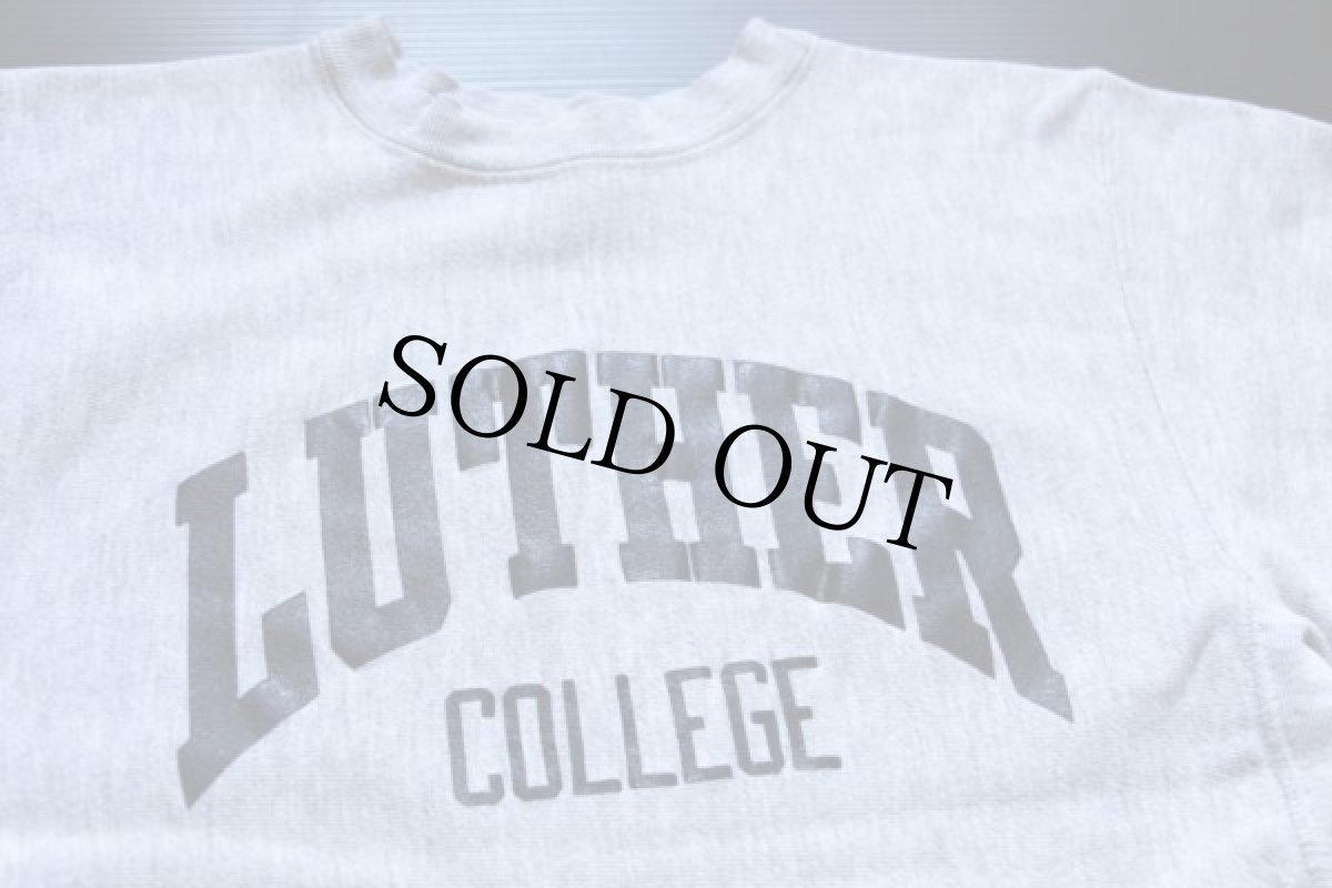 画像2: 80s USA製 Championチャンピオン LUTHER リバースウィーブ スウェット S (2)