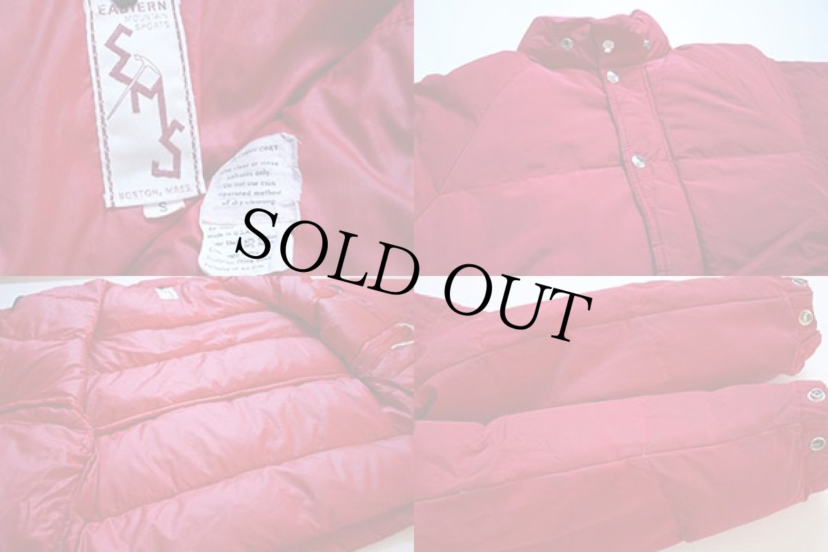 画像3: 70s USA製 EMS Eastern Mountain Sports ダウンジャケット 赤 S (3)