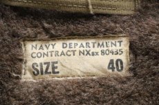 画像3: 40s 米軍 U.S.NAVY N-1 デッキジャケット オリーブドラブ 40 (3)
