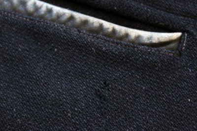 画像1: 40s LAKELAND エルボーパッチ付き ウール スポーツジャケット 黒