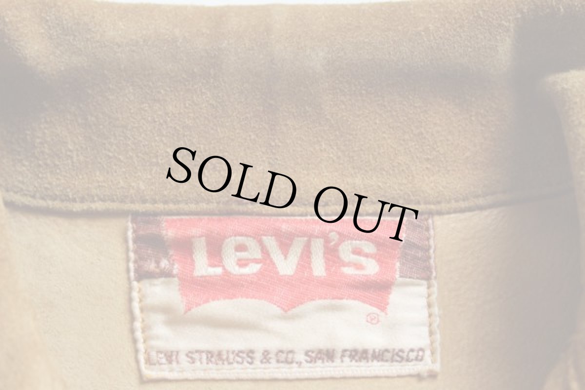画像4: 60s LEVI'Sリーバイス BIGE スエードレザージャケット (4)