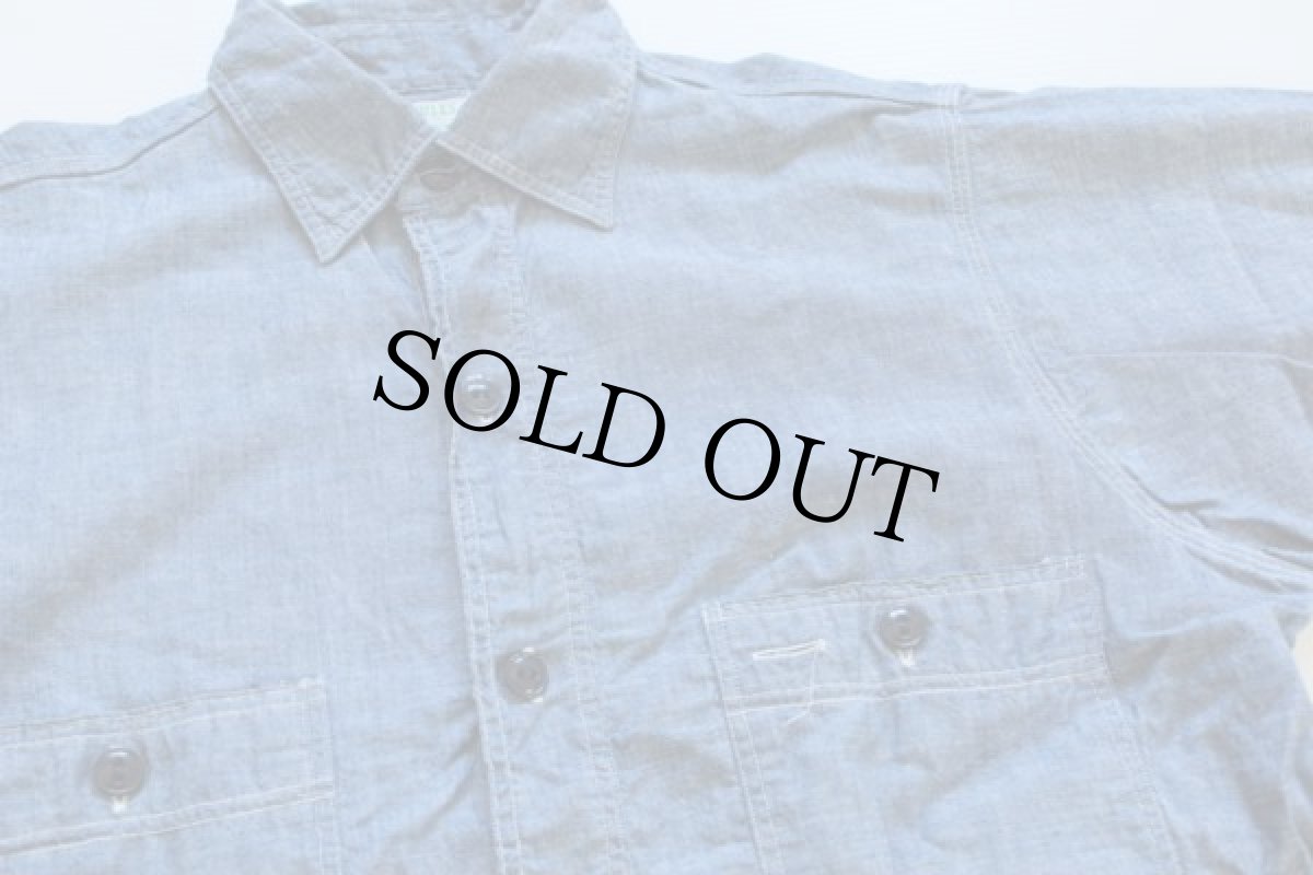 画像3: 40s SEARS HERCULESヘラクレス コットン シャンブレーシャツ (3)