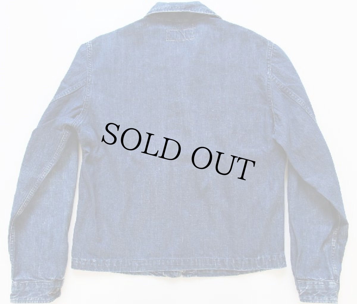 画像2: 50s Old Kentucky インディゴ デニム ワークジャケット (2)