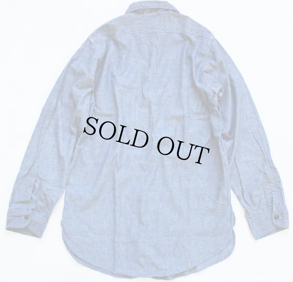 画像2: 40s SEARS HERCULESヘラクレス コットン シャンブレーシャツ (2)