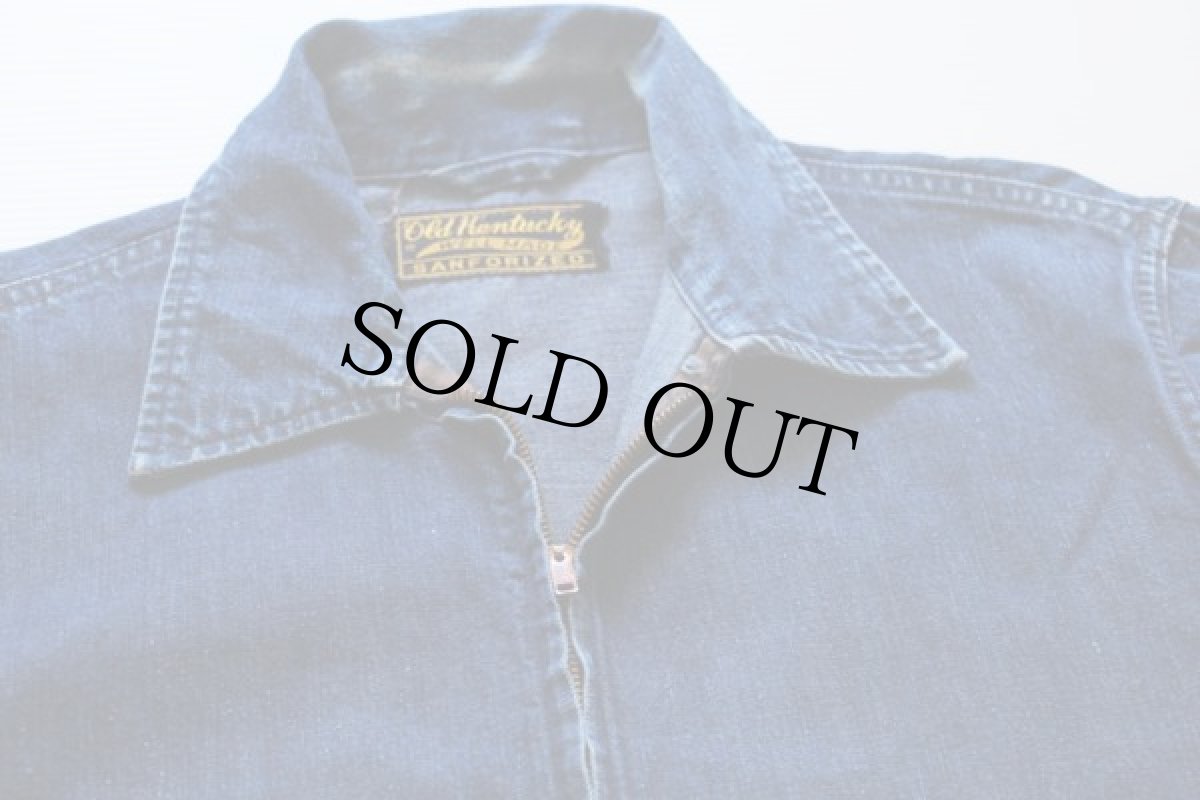 画像3: 50s Old Kentucky インディゴ デニム ワークジャケット (3)