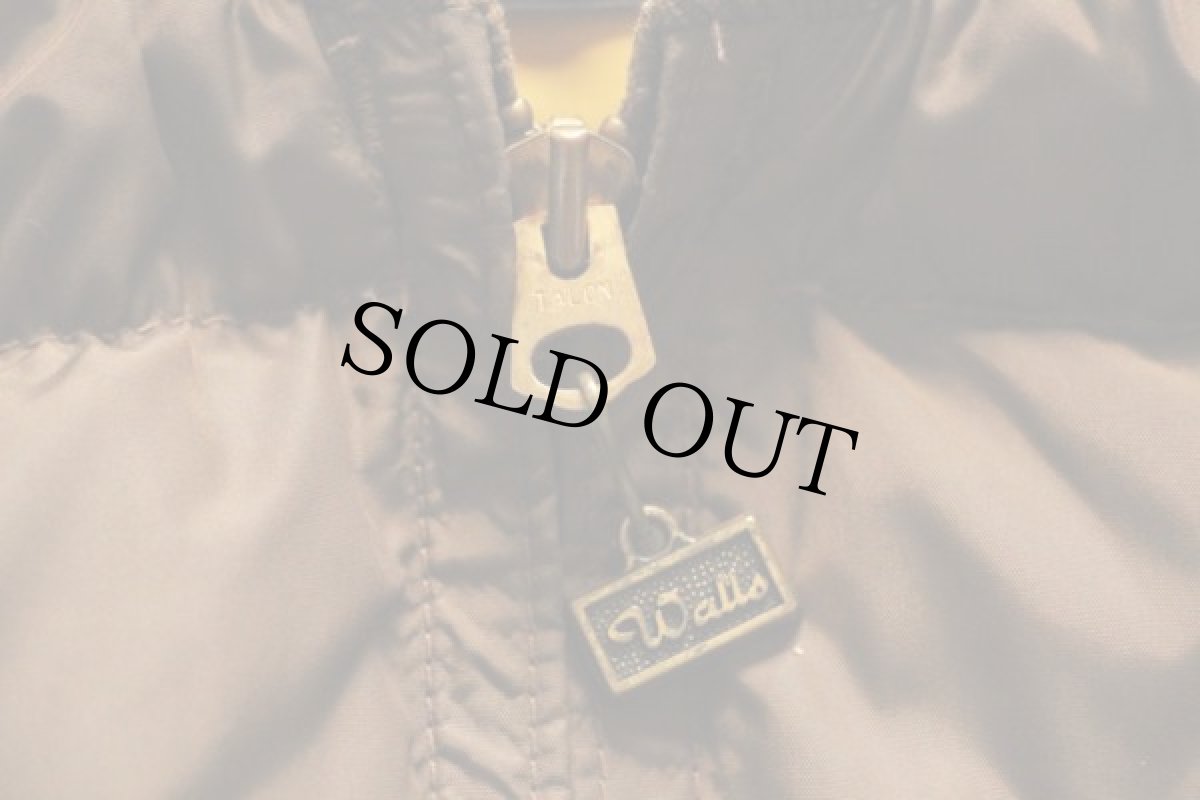 画像4: 70s USA製 Walls インナー ダウンベスト 茶 M (4)