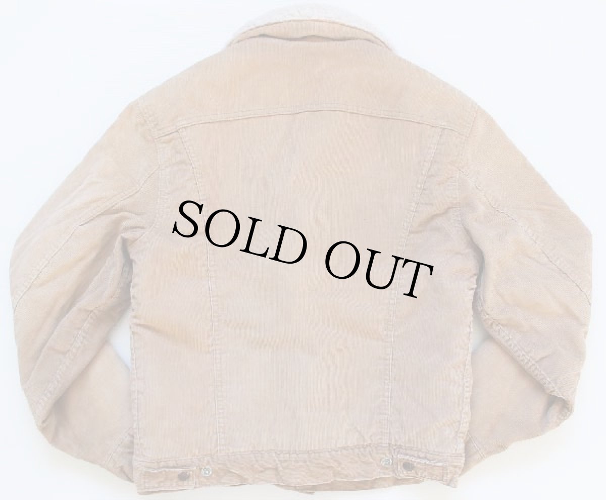画像2: 80s USA製 Levi'sリーバイス ボアライナー コーデュロイジャケット 4ポケット 38R (2)