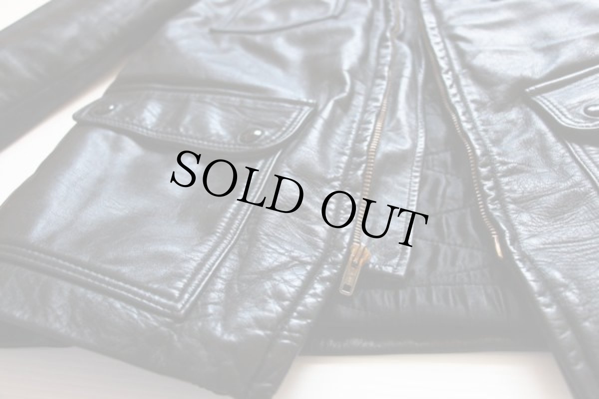 画像5: 60s TAUBERS レザージャケット 黒 (5)