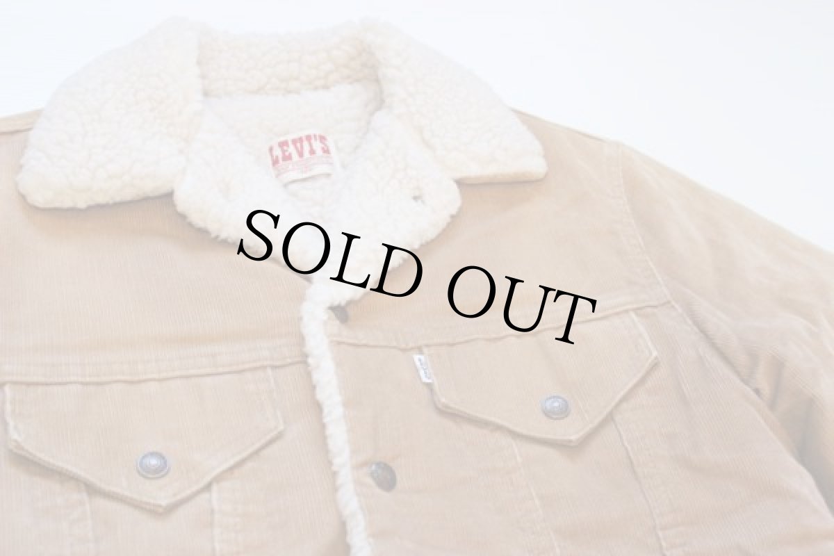 画像3: 80s USA製 Levi'sリーバイス ボアライナー コーデュロイジャケット 4ポケット 38R (3)