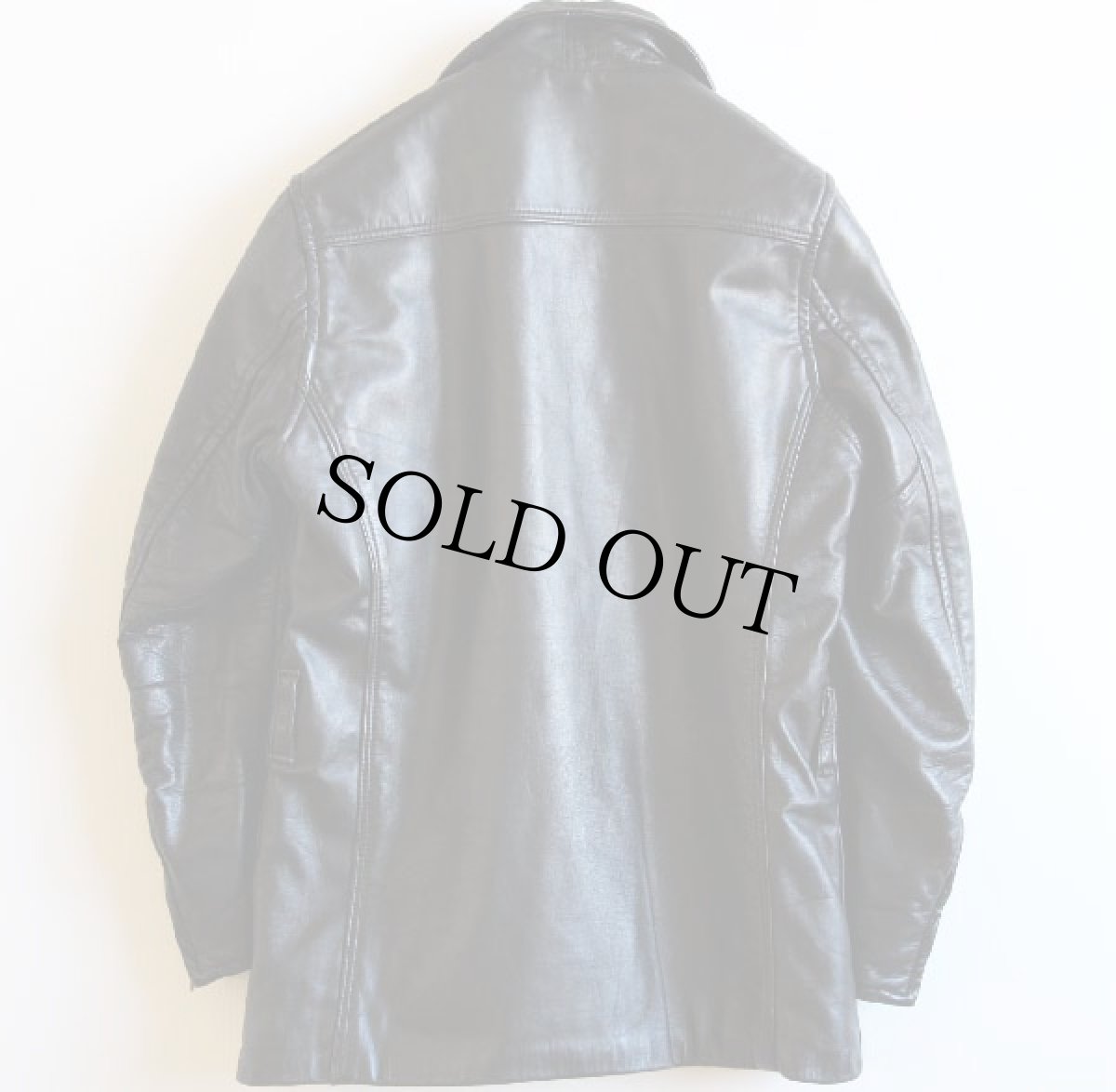 画像2: 60s TAUBERS レザージャケット 黒 (2)