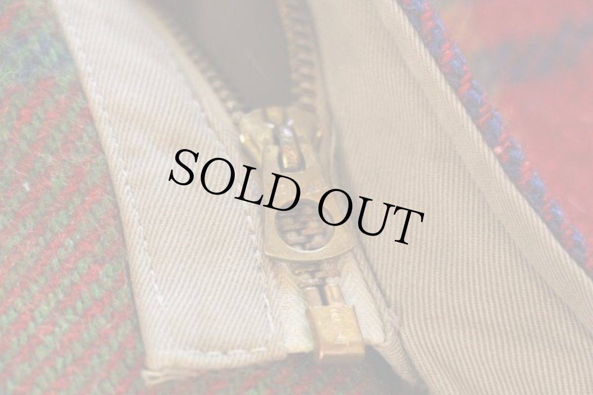 画像4: 60's UNKNOWN マルチチェック ウールコート (4)