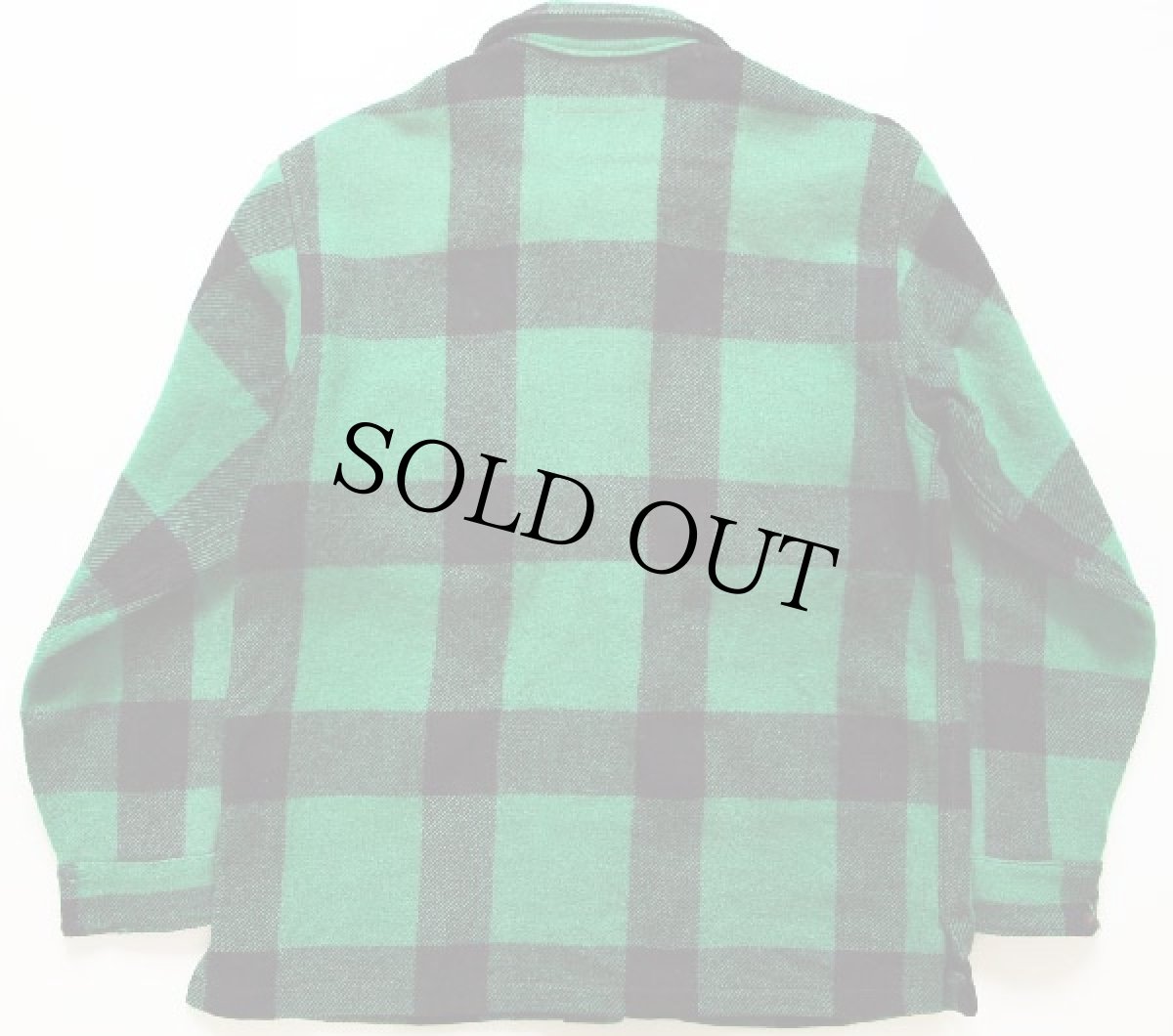 画像2: 50s White Stag チェック ウールジャケット 緑×黒 (2)