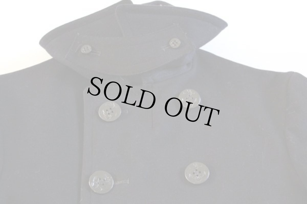 画像4: 40s 米軍 U.S.NAVY NAVAL 10ボタン ウール ピーコート (4)