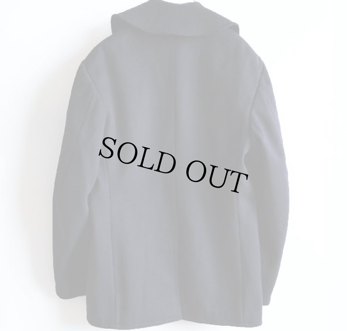 画像2: 40s 米軍 U.S.NAVY NAVAL 10ボタン ウール ピーコート (2)