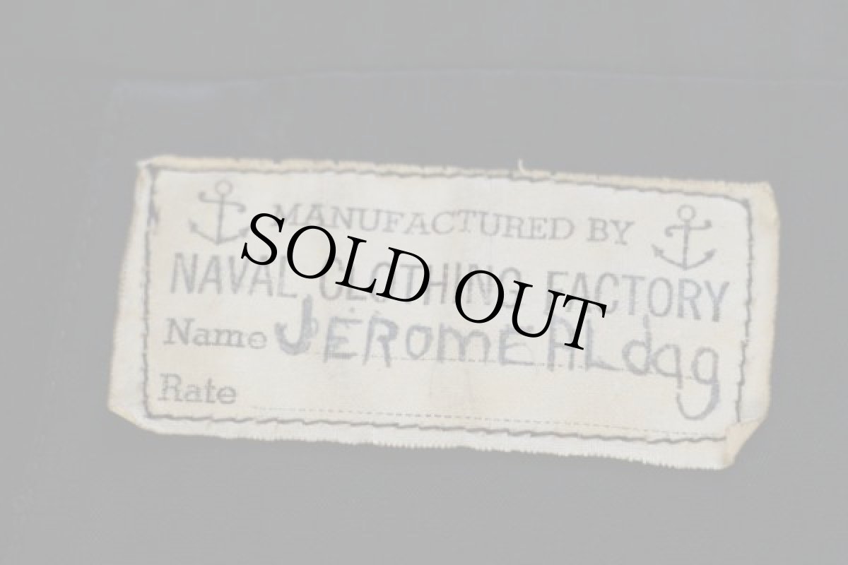 画像3: 40s 米軍 U.S.NAVY NAVAL 10ボタン ウール ピーコート (3)