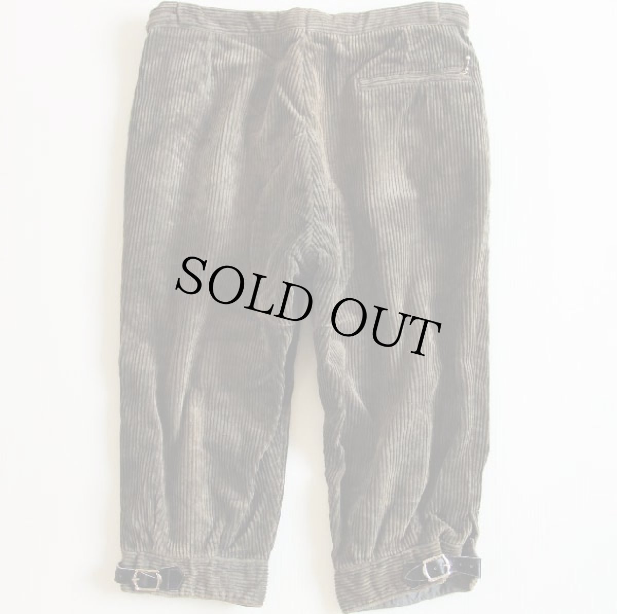 画像2: ビンテージ ドイツ製 太畝 コーデュロイ ニッカポッカパンツ w34 	 (2)