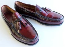 画像1: USA製G.H.BASS&CO WEEJUNS タッセルローファー レザーシューズ 10.5★革靴 (1)