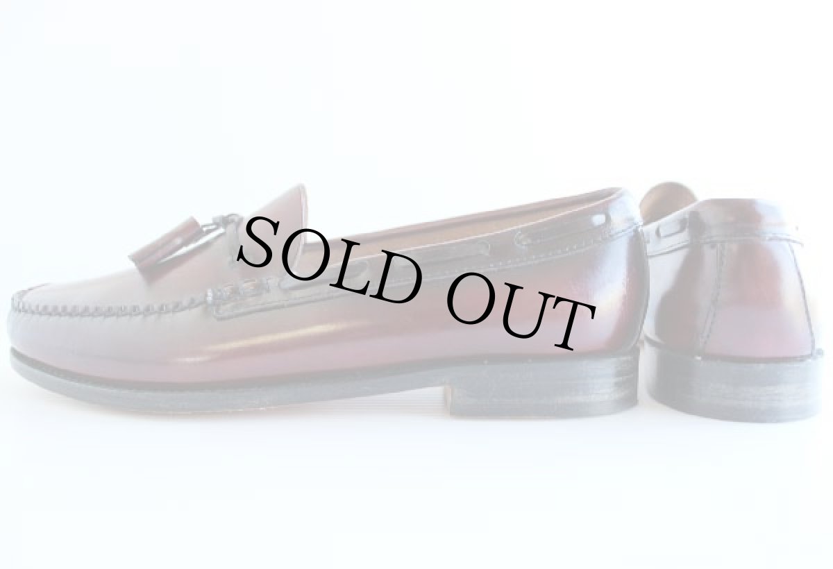 画像2: USA製G.H.BASS&CO WEEJUNS タッセルローファー レザーシューズ 10.5★革靴 (2)