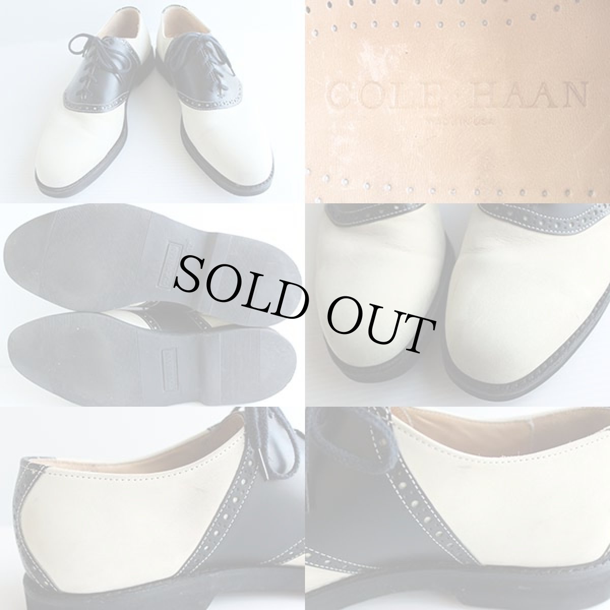 画像3: USA製 COLE-HAANコールハーン サドルシューズ 10.5★レザーシューズ 革靴 (3)