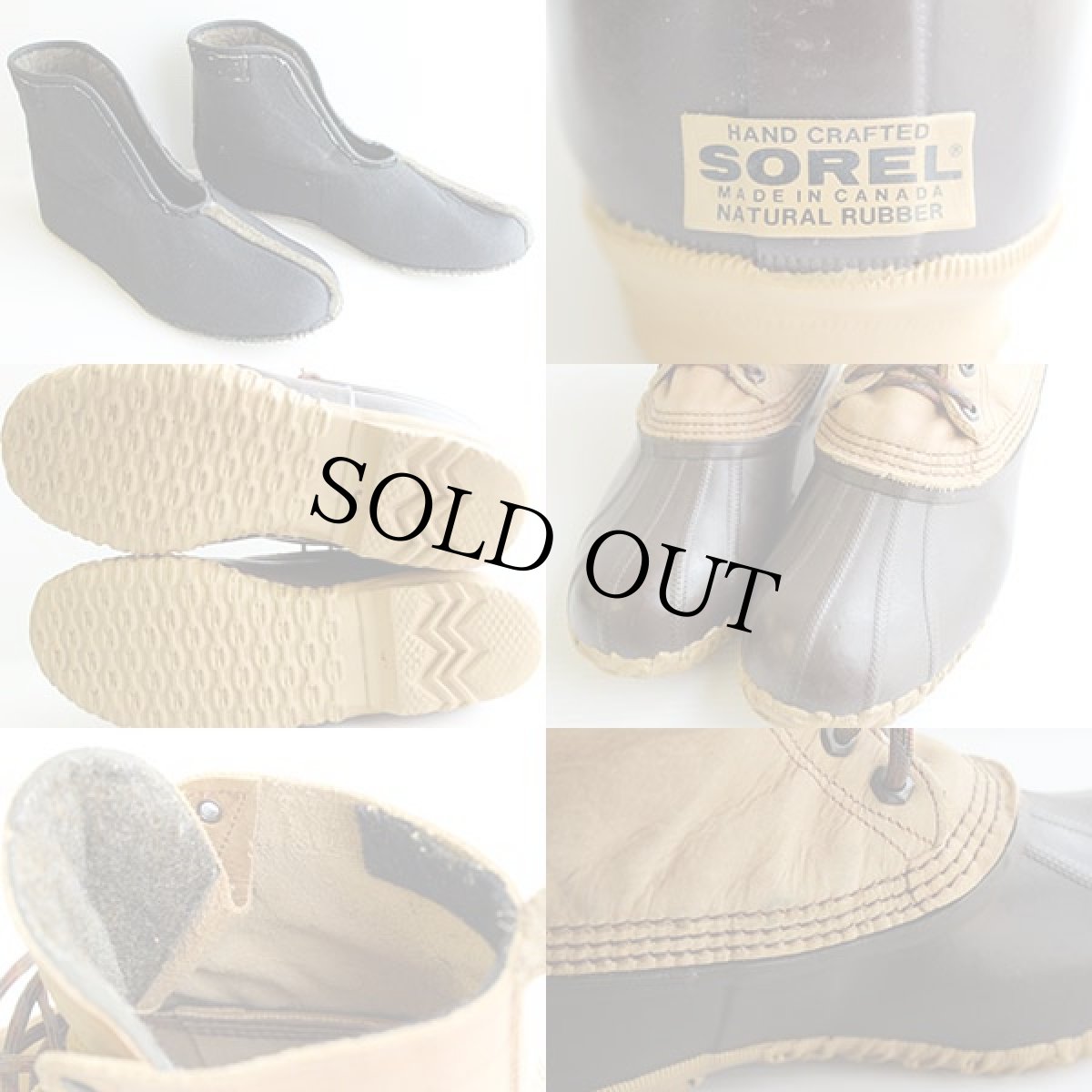 画像4: カナダ製 SORELソレル レザー スノーブーツ (4)