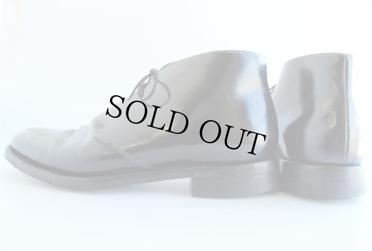 画像2: ビンテージ チャッカブーツ 黒 (2)