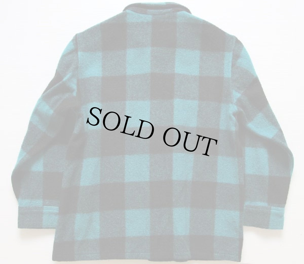 画像2: USA製 BEMIDJIベミジ バッファローチェック ウール シャツジャケット 青×黒 (2)